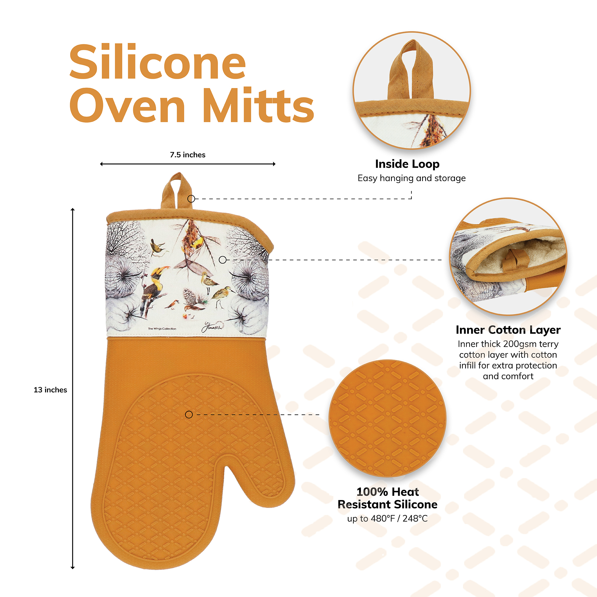 Silicone-oven-mitts